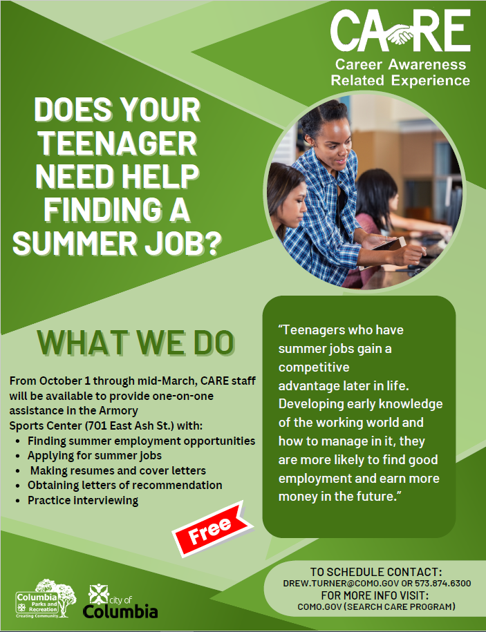 City of Columbia’s Career Awareness Related Experience City of Columbia’s Career Awareness Related Experience